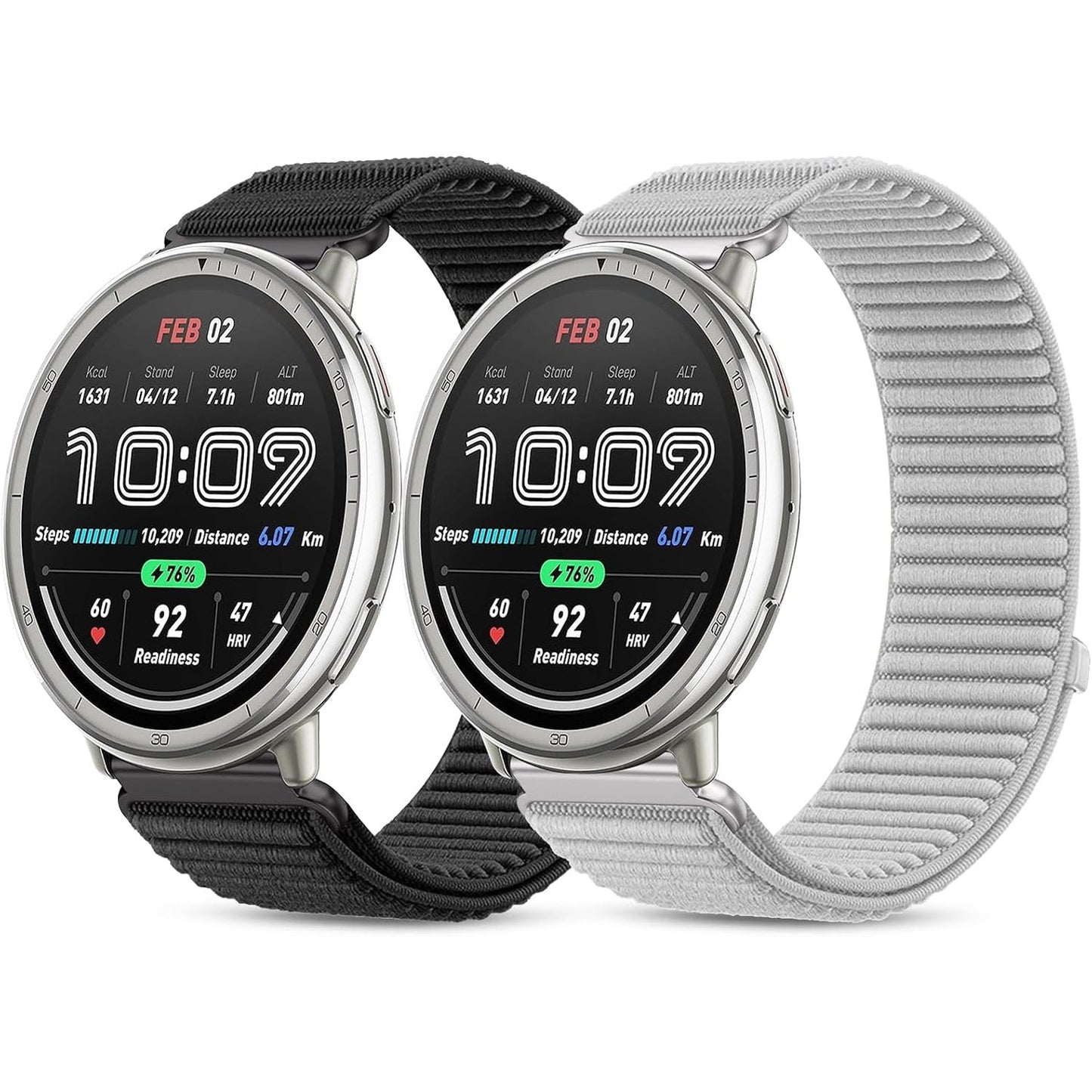 274617 - RRIP BDIG 20 mm i pajtueshëm me Amazfit Active 3 Premium/Active 2/GTS/GTS 2(2Mini)/GTS 3/GTS 4 Mini/Bip 3/3 Pro/S Lite/U Pro, najlon