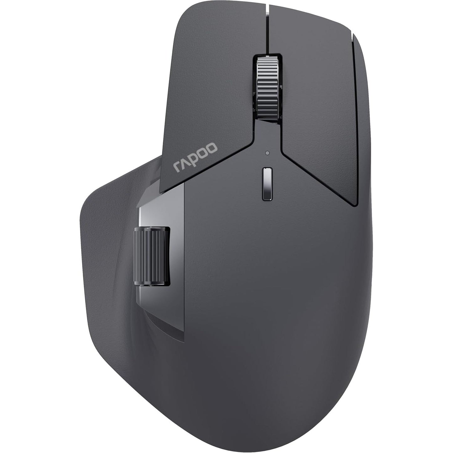 266291 - RAPOO MT760L Maus pa tel me sensor 4000 DPI, bateri e rikarikueshme, miqësore me mjedisin, ergonomike për PC dhe Mac - gri e zezë