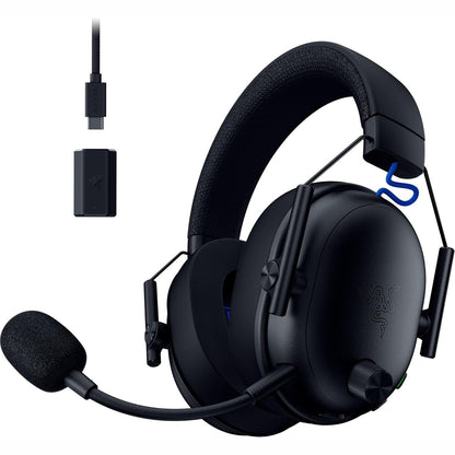 276062 - RAZER - BlackShark V3 për PlayStation - Kufje pa tel për eSports - Drajverë Triforce 50 mm - Mikrofon i shkëputshëm - HyperSpeed 2.4 GHz dhe Bluetooth - Audio Hapësinore THX - PS5/PC | E zezë