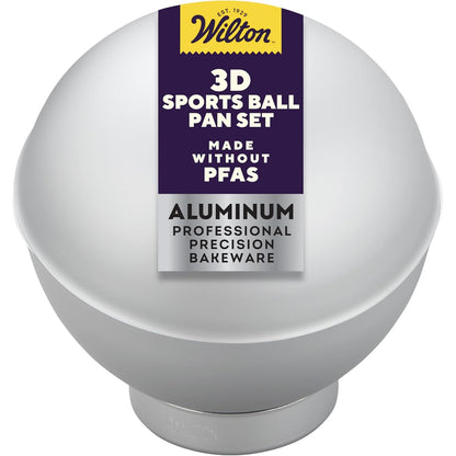 261924 - WILTON Tavë për tortë me temë basketbolli, alumini për pjekjen e tortave të basketbollit, ø22 x 8.75 cm