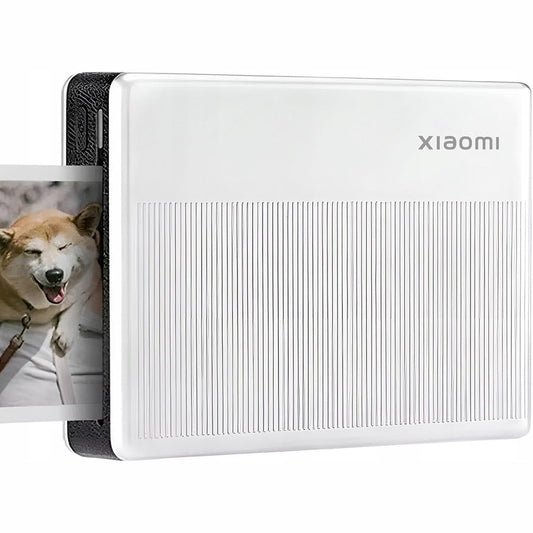 276255 - XIAOMI 1S, Printer Fotosh Portativ, Printim pa bojë, I hollë, Pesha 6.3 oz (180 g), Ultra i lehtë, Lidhje Bluetooth, Përdorues të shumëfishtë të njëkohshëm, Fletë mbrojtëse, Përfshin 5 Fletë të Dedikuara