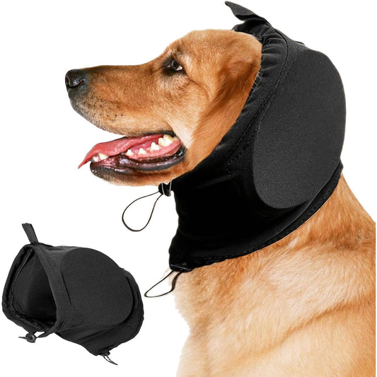 197905 - VEGCOO Mbulesa Veshësh për Qen të Rregullueshëm, Mbrojtje nga Zhurma, për Larje, Kujdes, Bubullima, Fishekzjarre, Lehtësim i Ankthit, Madhësia M