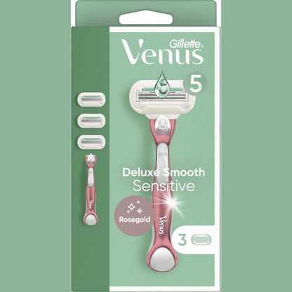 321183 - GILLETTE Brisk Venus Pro Smooth Sensitive për Femra, Rozë e Artë