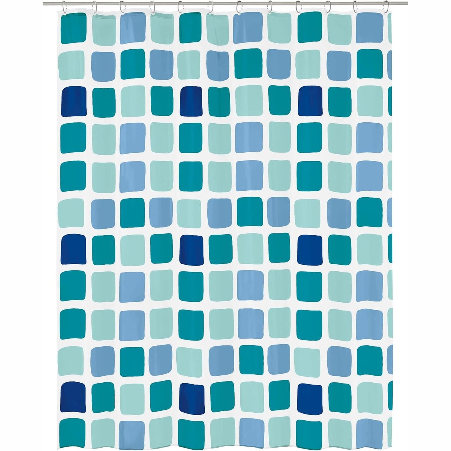 214954 - KLEINE WOLKE Perde Dushi PEVA Sonny Blu 180 x 200 cm
