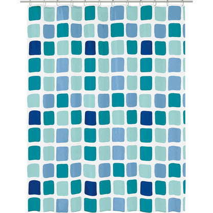 214954 - KLEINE WOLKE Perde Dushi PEVA Sonny Blu 180 x 200 cm