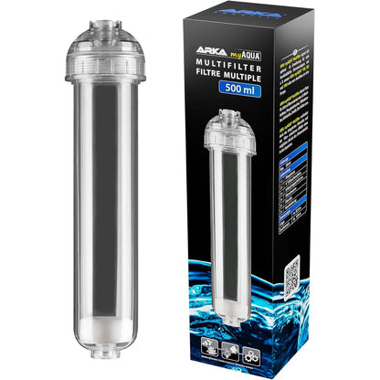 223100 - ARKA myAQUA Multifilter - 500 ml, Filtër për materiale si rrëshirë me shtresë të përzier dhe karbon i aktivizuar, për mirëmbajtjen e akuariumit