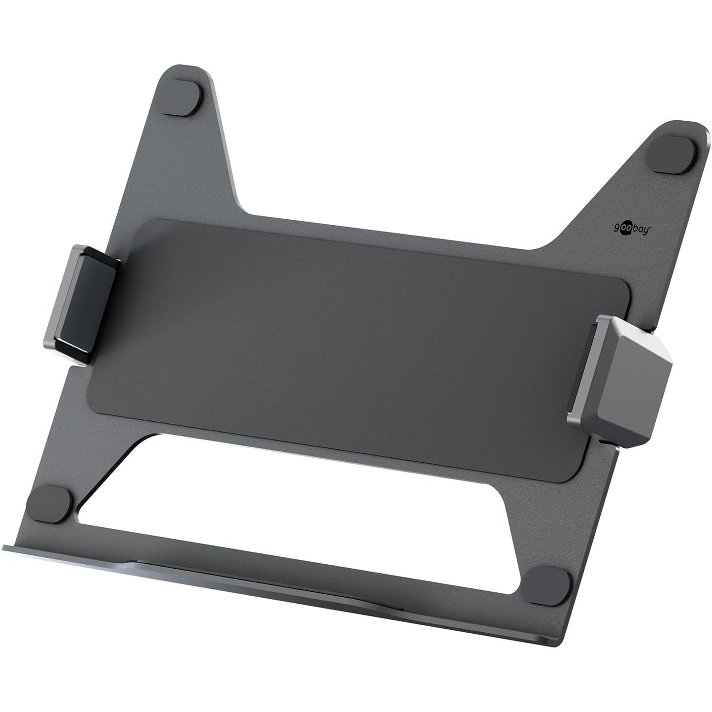 273762 - GOOBAY Mbështetëse për laptop Deluxe për monitorë nga 11.6 deri në 17.3 inç (29-44 cm), maks. 9 kg, për montim në krah monitori, VESA 75/100 mm, e zezë, 70818