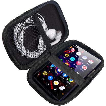 296173 - MBROJTËSE PËR MP3 PLAYER BLUESHAWEU, E pajtueshme me MP3 Player MECHEN H11/H11 Pro 5.0 inç, Hapësirë për kufje, kabllo USB dhe kartë memorieje, Ngjyrë: e zezë