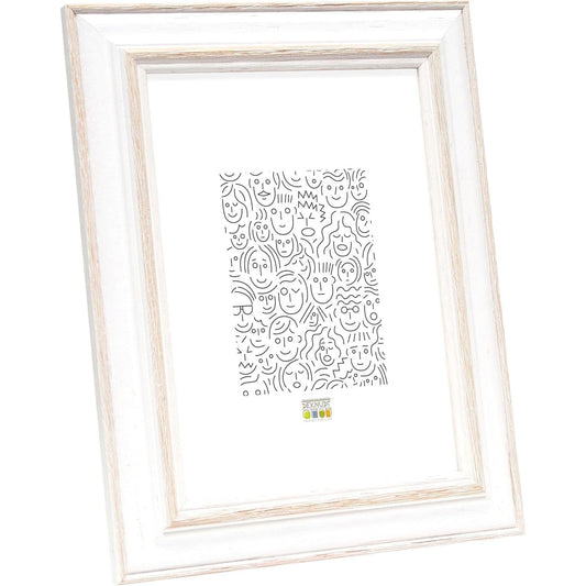 138034 - DEKNUDT Kornizë prej Druri e Bardhë S221H1, Madhësi 15 x 20 cm