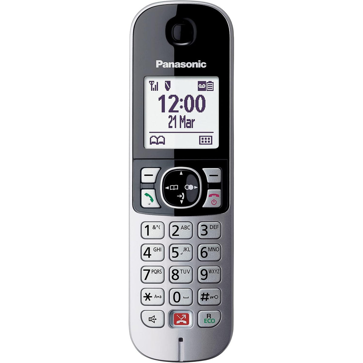 295917 - PANASONIC Telefon KX-TGA685, telefon shtesë, bllokim automatik thirrjesh, funksion pa duar, modalitet mos shqetëso, monitor për fëmijë - E zezë - argjendtë