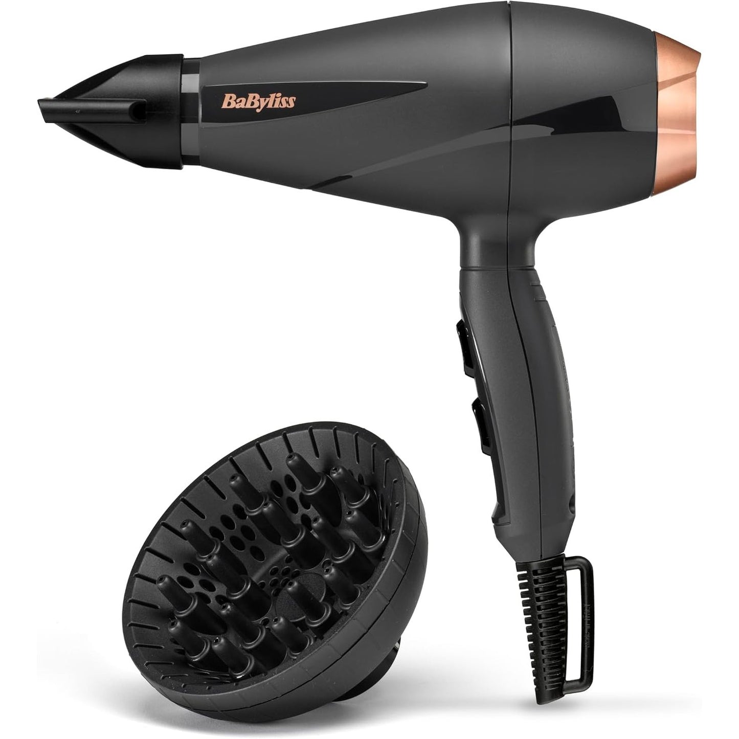 292626 - BABYLISS Tharëse flokësh Smooth Pro, 2100W, Teknologji Jonike Anti-Frizz, 3 Cilësime Temperature, 2 Cilësime Shpejtësie, e zezë, Model 6709DE
