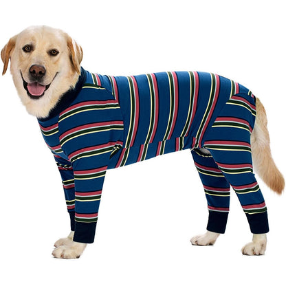 262250 - Axcimond Dog Onesie – Kostum Kirurgjikal për Rimëkëmbjen e Trupit për Qentë Pas Operacioneve – Mbrojtje nga Plagët me Mëngë të Gjata, Alternativë ndaj Jakës