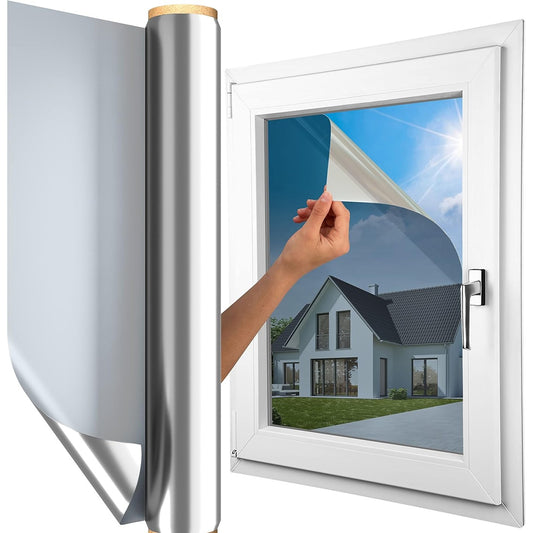 99124 - MARAPON Fleta për Dritare Solar, Mbrojtje nga Rrezet UV & Dielli, Madhësia 0.445 x 2 m, Aplikim i Brendshëm