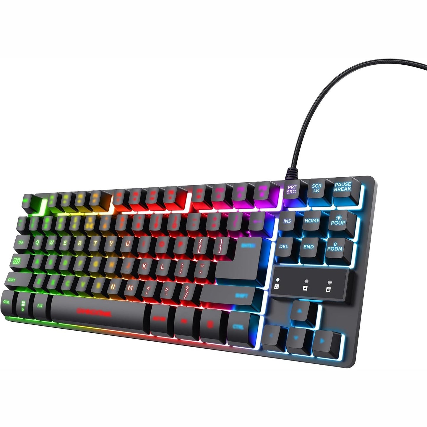 268360 - Trust Gaming Tastiera për Lojëra GXT 833 Thado TKL, Frëngjisht AZERTY Layout