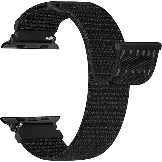 267049 - RRIP SPORTIV PREJ NAJLONI BCUCKOOD I PAJTUESHËM ME APPLE WATCH 38MM 40MM 41MM 42MM (SERIA 11 10) PËR FEMRA DHE MESHKUJ, I ZI I ERRËT