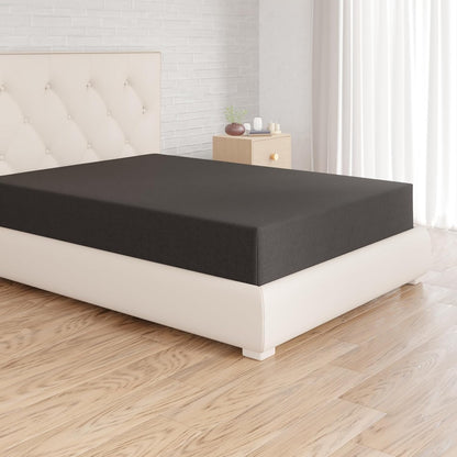 242366 - ÇARÇAF I MONTUAR ME MIKROFIBËR AMAZON BASICS, Lartësia e dyshekut deri në 30 cm, 140 x 200 cm, e zezë