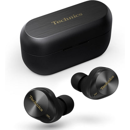 111253 - TECHNICS Kufje Pa Tel EAH-AZ80E-K, me Anulim Zhurmash, Llidhje Bluetooth 3-Pajisjesh, Kufje të Brendshme në Vesh, Karikim Pa Tel, Ngjyrë e Zezë