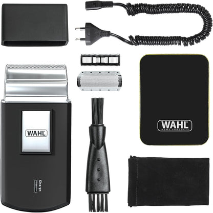 275546 - WAHL Rrojtore udhëtimi elektrike pa tel dhe e rikarikueshme për burra, ideale për udhëtime, kompakte dhe e lëvizshme