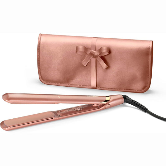 292269 - BABYLISS Pjastër flokësh Rose Gold - Pllaka qeramike, ngrohje ultra e shpejtë në 15 sekonda, 3 cilësime temperature deri në 235°C, 2598PE