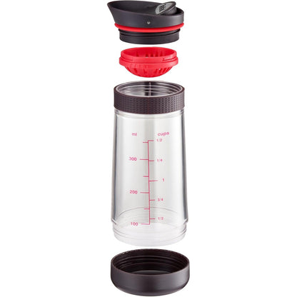 257800 - TEFAL Mikser për salca Ingenio K20730 | Diametri: 19 cm | Materiali: Plastik | Pastrohet lehtë | Mund të lahet në lavastovilje | Ngjyra: E kuqe/E zezë/Transparente
