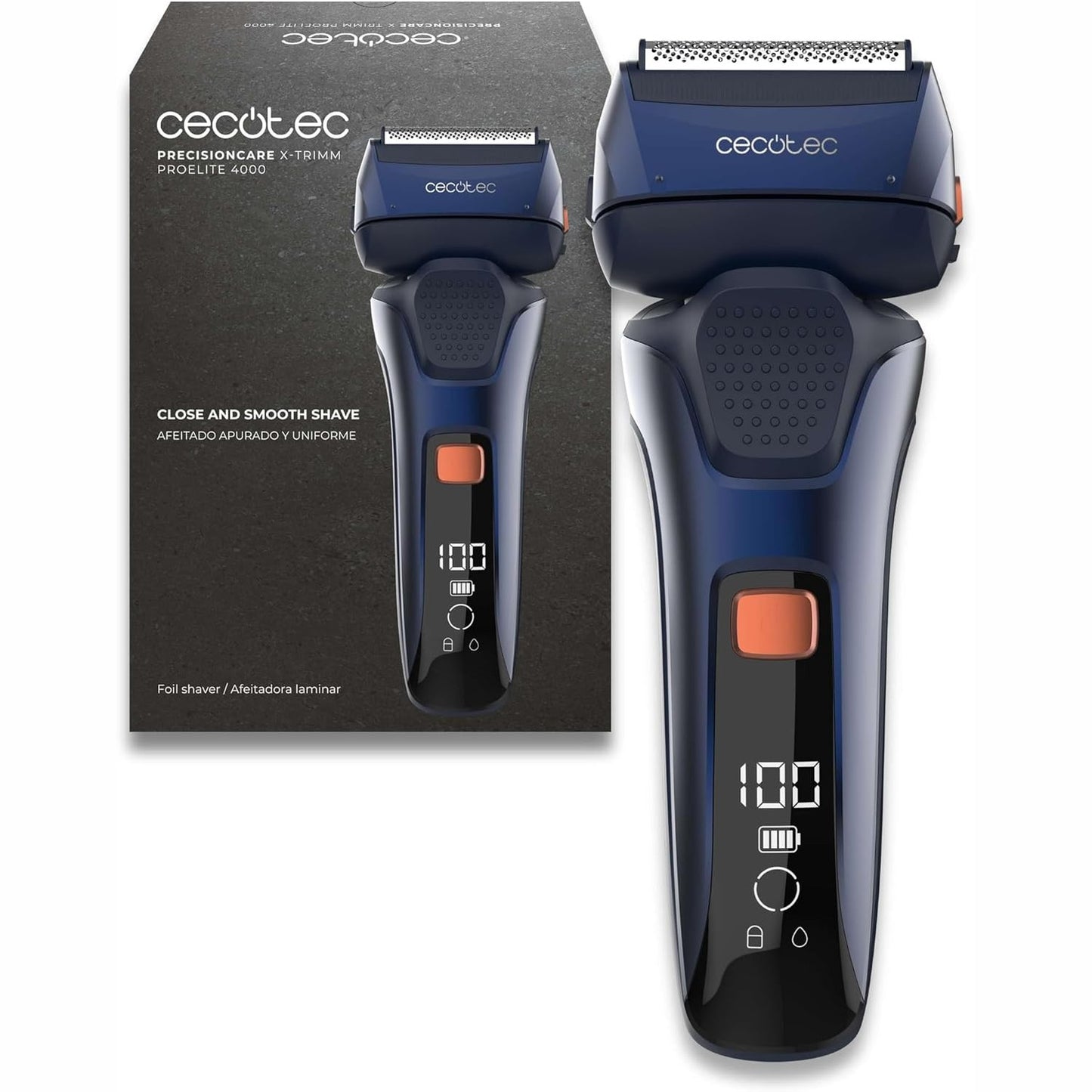 320909 - CECOTEC Makinë rroje elektrike PrecisionCare X-Trimm ProElite 4000, Motor 7500rpm, jetëgjatësi baterie 60 minuta, IPX6