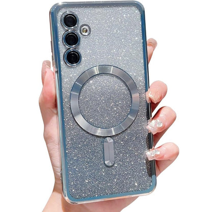 141805 - Këllëf magnetik për Galaxy S23 FE me mbrojtës lente kamere, dizajn luksoz me shkëlqim degradé, kompatibil me MagSafe, i butë, transparent dhe rezistent ndaj goditjeve.