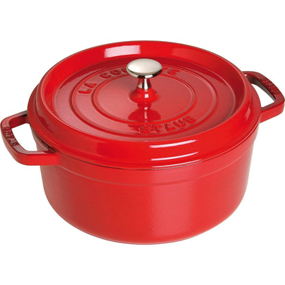 135017 - STAUB Rrumbullakët Cocotte, 4 Qt, ngjyra e kuqe qershi