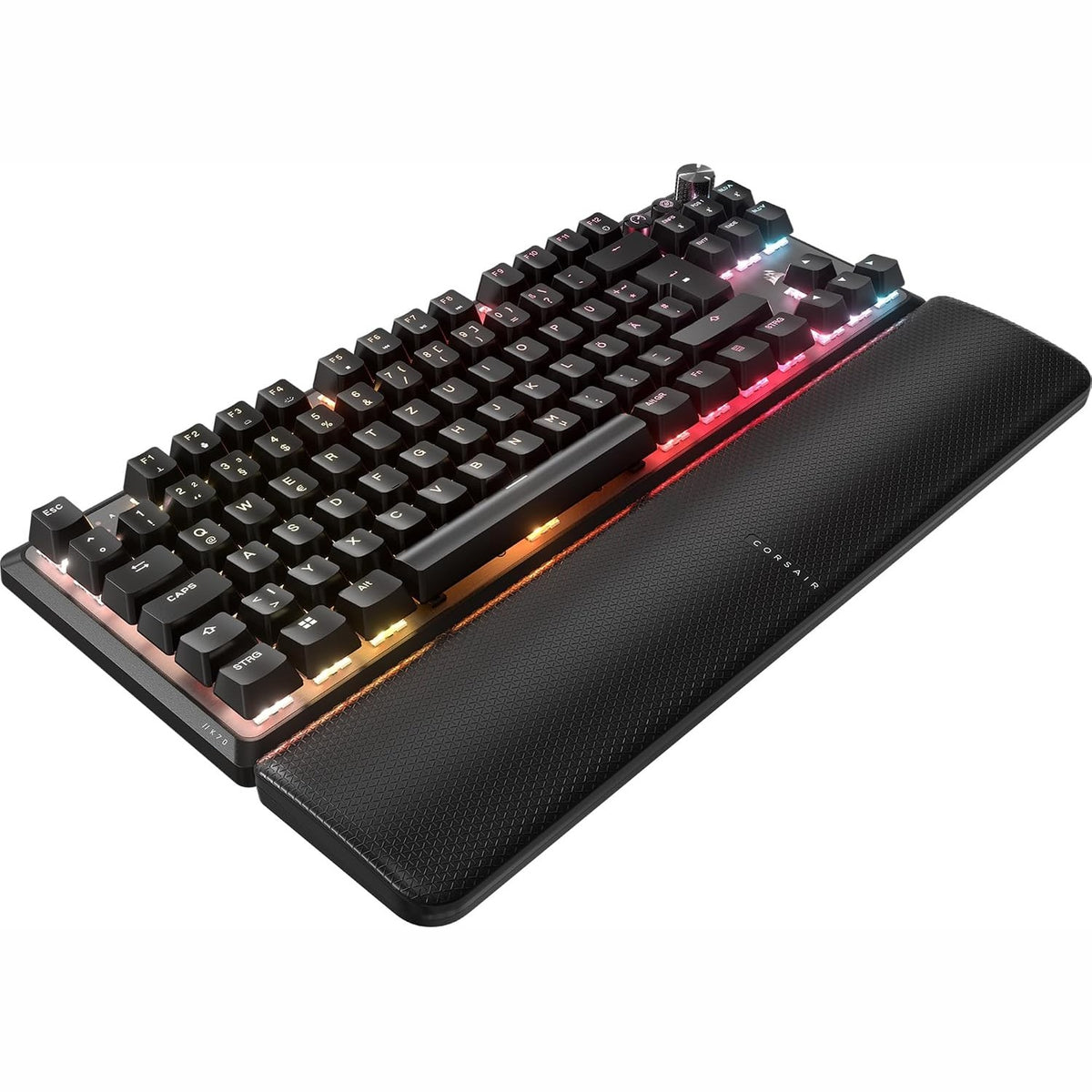 319388 - CORSAIR Tastierë Mekanike K70 CORE TKL RGB Wireless, Ten-Taksë, Çelësa Linearë MLX Red v2, Amortizim Zhurme, QWERTZ DE, E Zezë