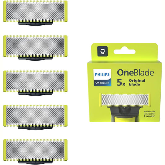 271176 - PHILIPS Tehe zëvendësuese origjinale OneBlade, çelik inox, pako me 5 copë, model QP250/50