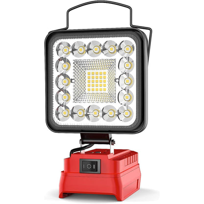 218821 - EINHELL Llambë me bateri PXC 18V, dritë pune LED 48W 4800LM me 2 porta USB për kamping, riparime makinash (Bateria nuk përfshihet)