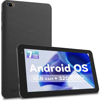 276466 - VASOUN TABLET 7 INÇ, ANDROID 13, PC TABLET ME 32 GB, EKRAN IPS HD 1024X600, PROCESOR KATËR BËRTHAMASH, KAMERË E DYFISHTË, WIFI, BLUETOOTH, PC TABLET PORTATIV (ME KUTI)