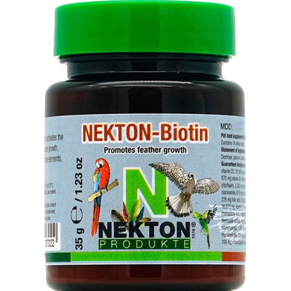 216067 - NEKTON Biotin për zhvillimin e pendëve për të gjithë zogjtë (35g)
