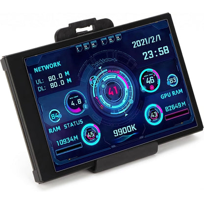 308837 - BEWINNER Monitori i Temperaturës së Kompjuterit IPS 3.5 inç, Ekrani i Panelit të Sensorit të PC-së, Monitori i të Dhënave të CPU-së, RAM-it, HDD-së