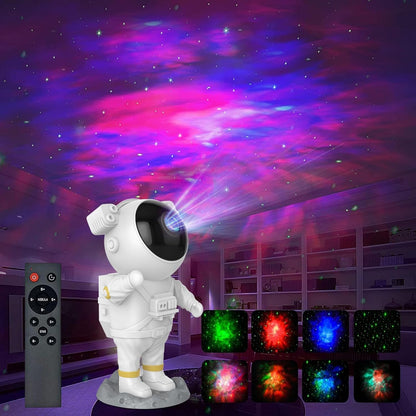 186045 - ASTRONAUT Projektor LED për Qiellin me Yje të Galaxy-t, me Kohëmatës dhe Telekomandë, Llambë Qielli të Natës, Dekorim Dhome estetik, Dhuratë për të rritur dhe adoleshentë, për Krishtlindje dhe Ditëlindje