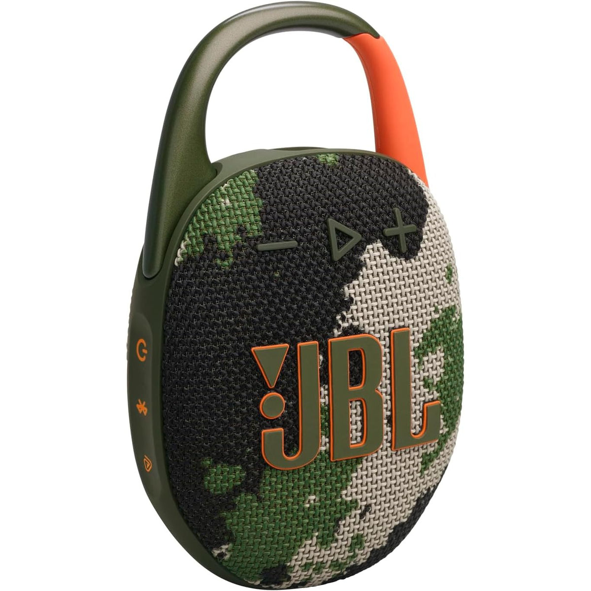 299300 - JBL Clip 5 Altoparlant Bluetooth Ultra-Portativ, Karabinë e Integruar, JBL Pro, Jetëgjatësi Baterie 12 Orë, IP67 ndaj Ujit dhe Pluhurit, Model Kamuflimi