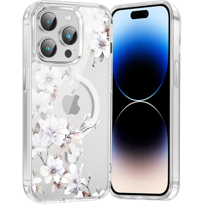 274386 - SAQMKIL Mbrojtëse magnetike për iPhone 16 Pro Max, 6.9", e pajtueshme me MagSafe, TPU i butë, rezistente ndaj goditjeve