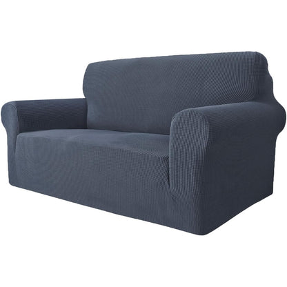 187681 - GRIFEMA GH1002-1, Mbulesë Elastike Rregullueshme për Divan 2 Vendësh me Mbështetëse Krahësh, Mbron nga Njollat e Fëmijëve dhe Qimet e Kafshëve Shtëpiake, E Larëshme