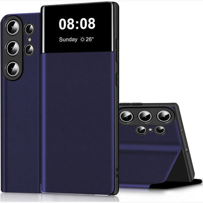 320234 - Nshkeji Mbrojtëse prej lëkure për Samsung Galaxy A57, me vende për karta, funksion mbështetëse, rezistente ndaj goditjeve, për Samsung A57 5G
