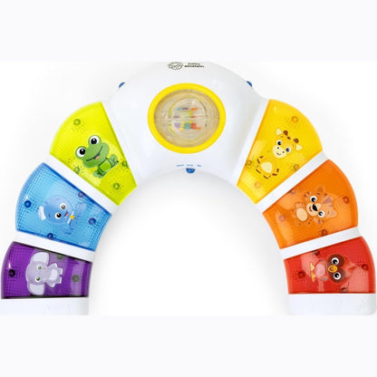 296971 - BABY EINSTEIN - Shirit Dritash Glow & Discover, Lodër Pianoje me Aktivitete Muzikore, 3 Mënyra: Kafshë, Ngjyra, Ksilofon - Shumëgjuhëshe, për fëmijë nga 3 muajsh