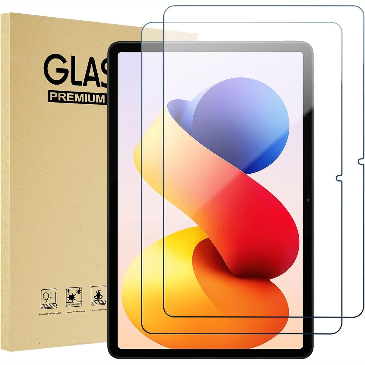310418 - PROCASE Mbrojtës ekrani me 2 copë për Xiaomi Redmi Pad Pro 12.1 inç 2025/2024, qelqi i temperuar 9H për 12.1" Redmi Pad Pro