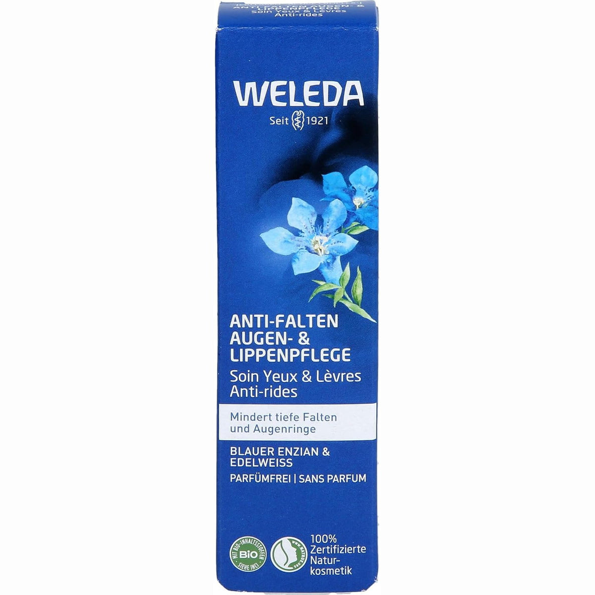 297170 - WELEDA - Kujdes për dendësimin e syve dhe buzëve, BLUE GENTIAN + EDELWEISS, 10 ml
