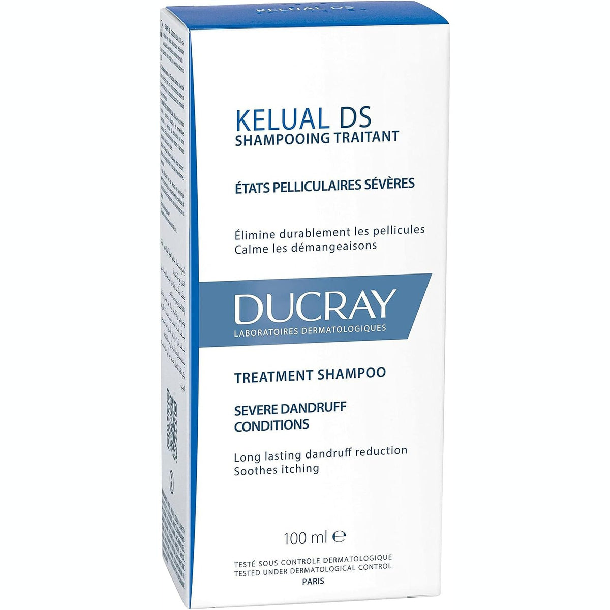 300919 - PIERRE FABRE Ducray Shampo kundër zbokthit Kelual DS - 100ml, transparente
