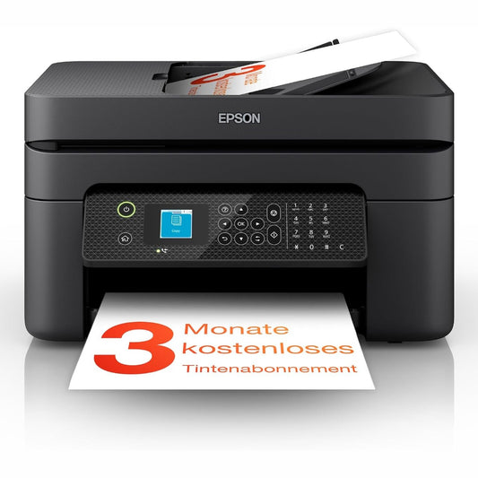 126269 - EPSON Printer me Bojë A4 Shumëfunksional Workforce WF-2930DWF (Printim i Dyanshëm, Skanim, Fotokopjim, Faksim), Ekran LCD 3.7 cm, ADF, WiFi, Ethernet, Printim Celular dhe në Cloud, AirPrint