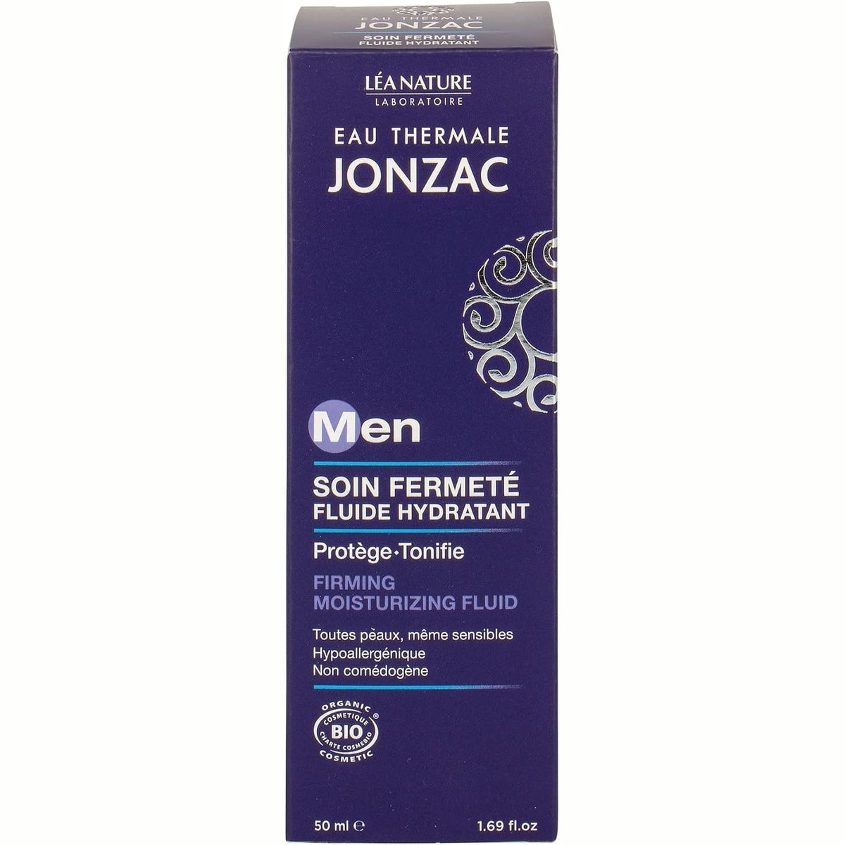 300903 - Ujë Termal Jonzac | Lëng Hidratues Forcues për Burra | 50 ml | 99% origjinë natyrale | Mbron – Tonifikon – Hidraton | I pasuruar me acid hialuronik