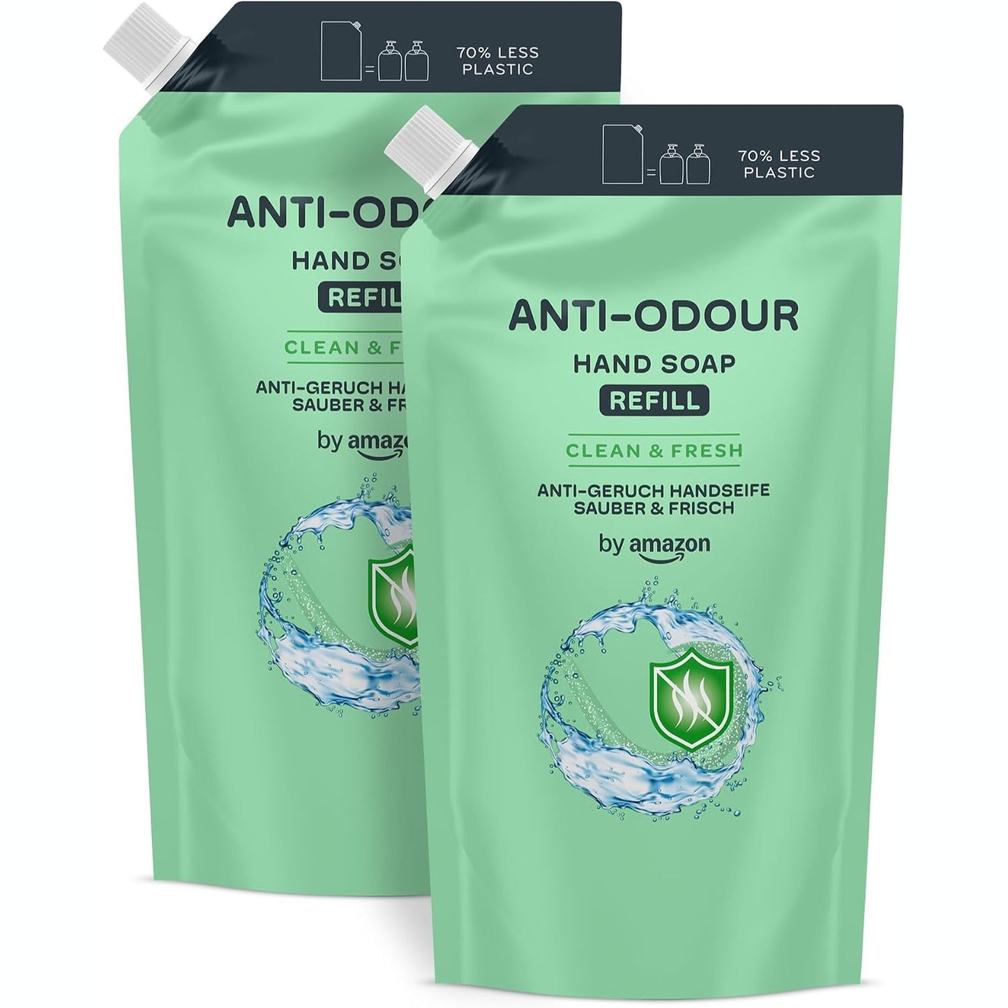 319117 - AMAZON Paketim Mbushës për Sapun Duarsh Kundër Erës, 2 x 1000 ml.