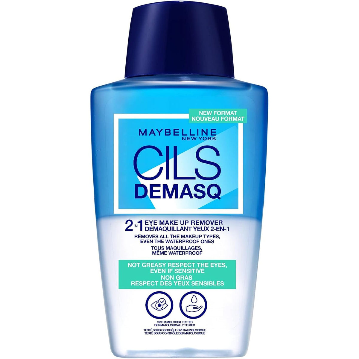 303955 - MAYBELLINE NEW YORK - Cils Demasq Bi-Phase Eye Grim Depilues për Sy - 150 ml