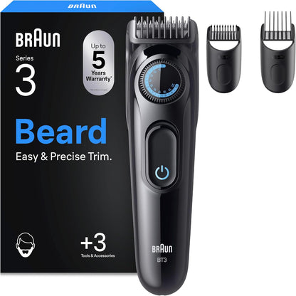 306011 - BRAUN Makinë prerëse për mjekër Seria 3, BT3520, e zezë