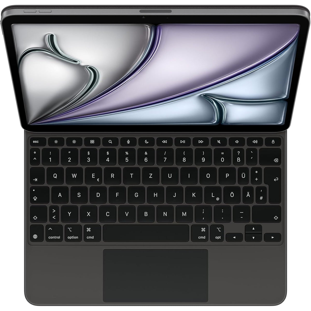 319285 - Apple Mbështjellës Magic Keyboard për iPad Air (M3) 11", trackpad i integruar, gjermanisht - e zezë
