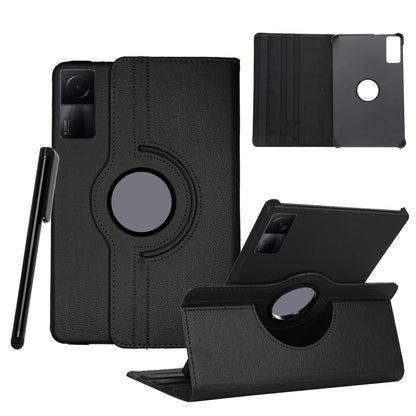 269592 - Mbulesë mbrojtëse Heremore për tabletin Xiaomi Redmi Pad SE 11 inç 2023, me mbështetëse rrotulluese 360°, mbulesë mbrojtëse prej lëkure PU