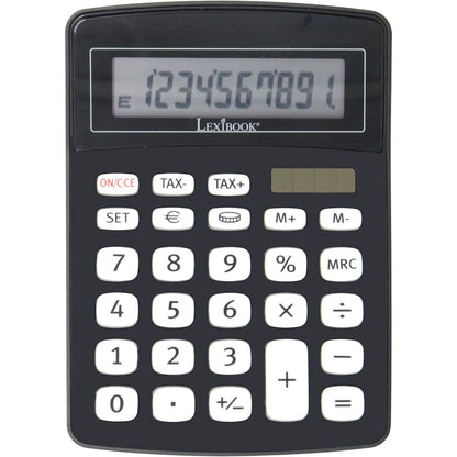 276982 - Lexibook Kalkulator Zyre me 10 Shifra dhe Konvertues Euro, i Zi, EL226
